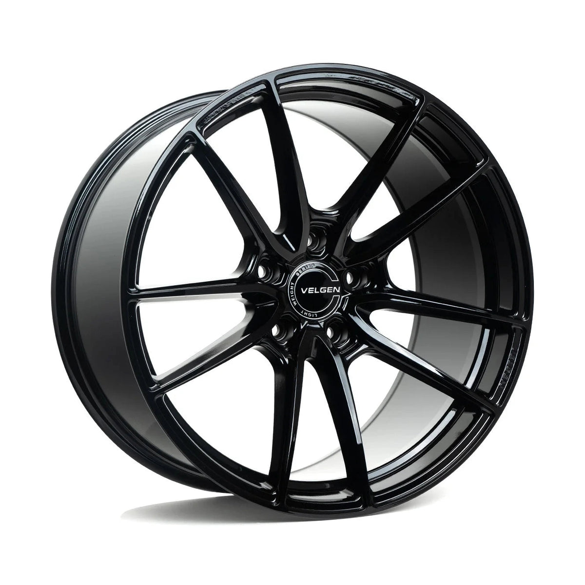 2016-2020 Ford Mustang GT350/R Velgen VF5 Wheel Set (Set of 4) - Gloss Black - 19x11/19x11.5