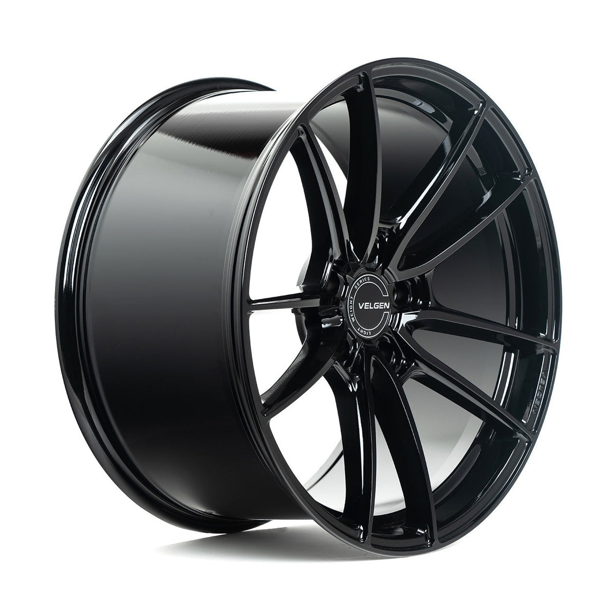Juego de ruedas Velgen VF5 para Ford Mustang 2015-2024 - 19x10/19x11, negro brillante