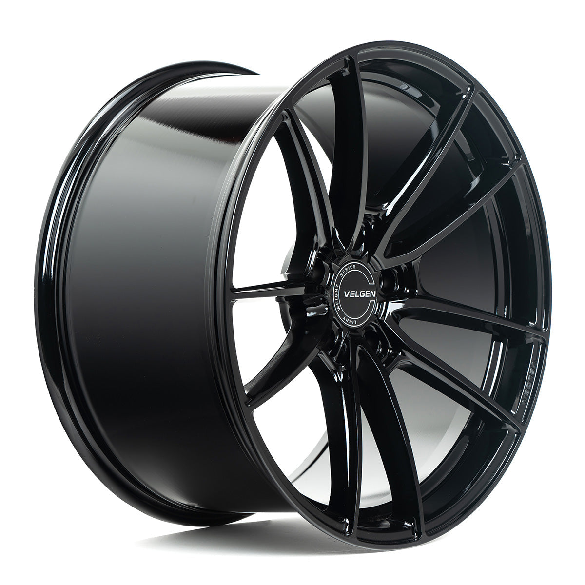 2016-2020 Ford Mustang GT350/R Velgen VF5 Wheel Set (Set of 4) - Gloss Black - 19x11/19x11.5