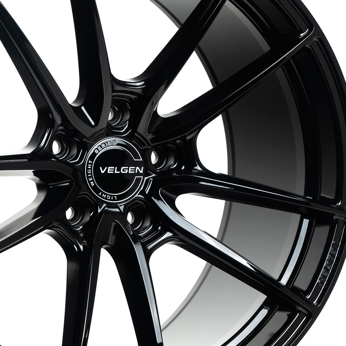 2005+ Ford Mustang Velgen VF5 Wheel Set (Set of 4) - Gloss Black - 20x9.5/20x10.5