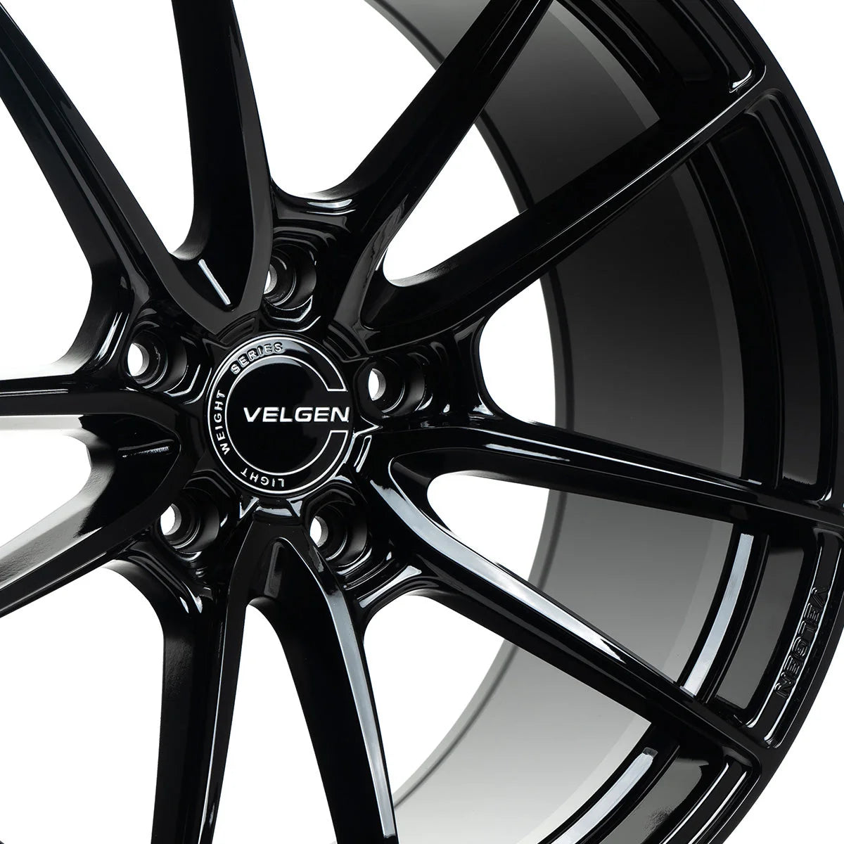 2016-2020 Ford Mustang GT350/R Velgen VF5 Wheel Set (Set of 4) - Gloss Black - 19x11/19x11.5