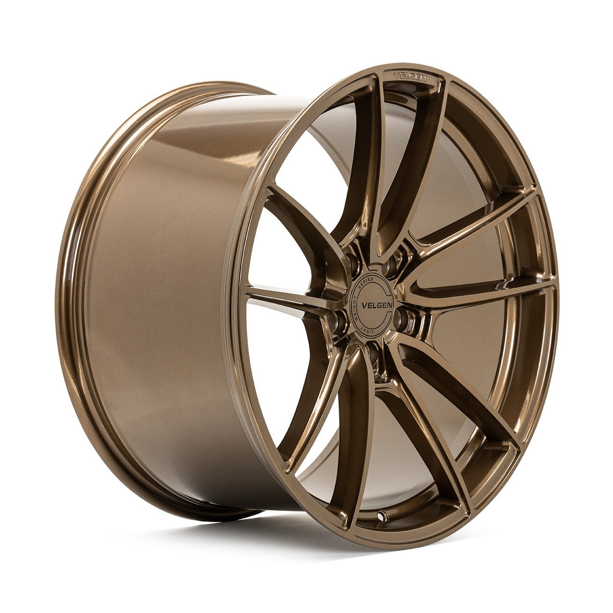 Juego de rines Velgen VF5 para Ford Mustang GT350/R 2016-2020 - 20x11/20x11.5, bronce brillante