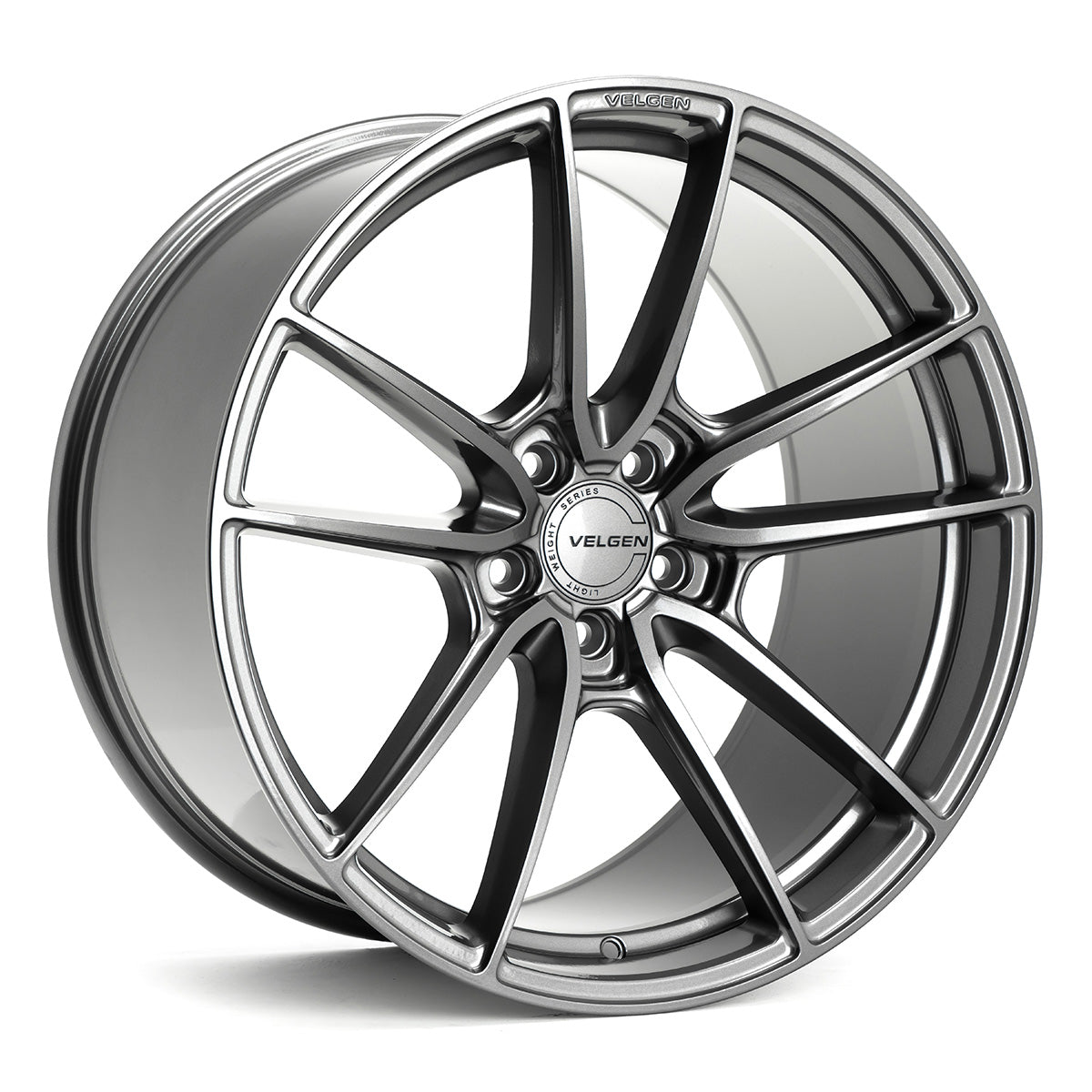 2020-2022 Ford Mustang GT500 Velgen VF5 Wheel Set (Set of 4) - Gloss Gunmetal - 20x11/20x11.5