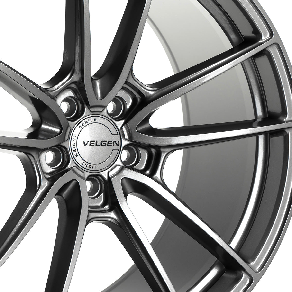 2020-2022 Ford Mustang GT500 Velgen VF5 Wheel Set (Set of 4) - Gloss Gunmetal - 20x11/20x11.5