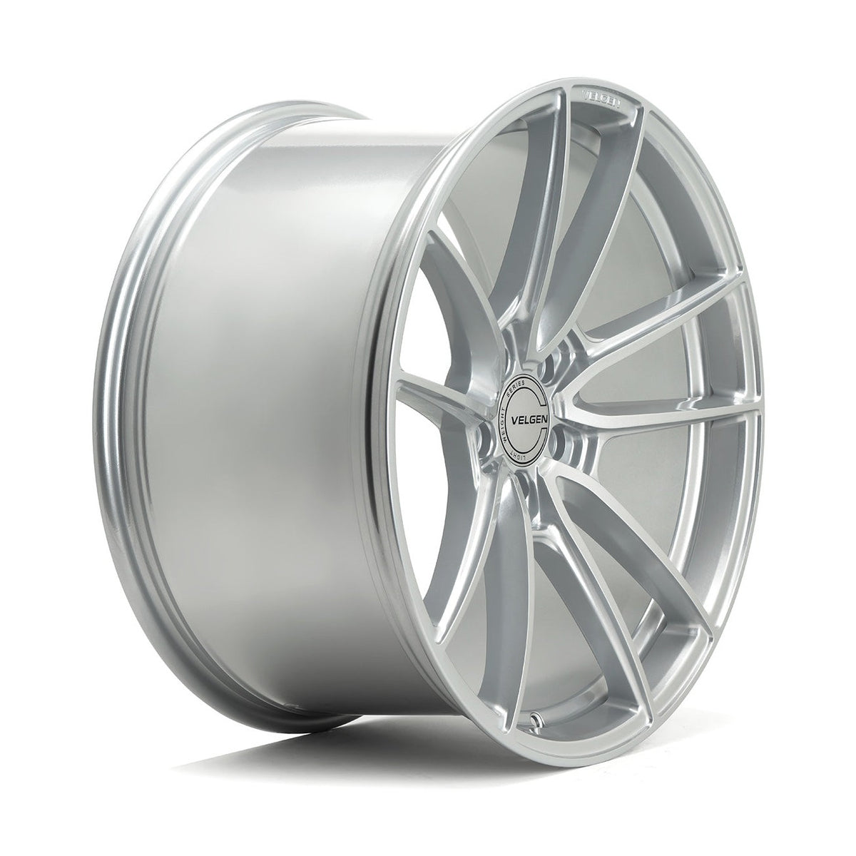 Juego de Ruedas Velgen VF5 para Ford Mustang 2015-2024 - 20x10/20x11, Plata Brillante