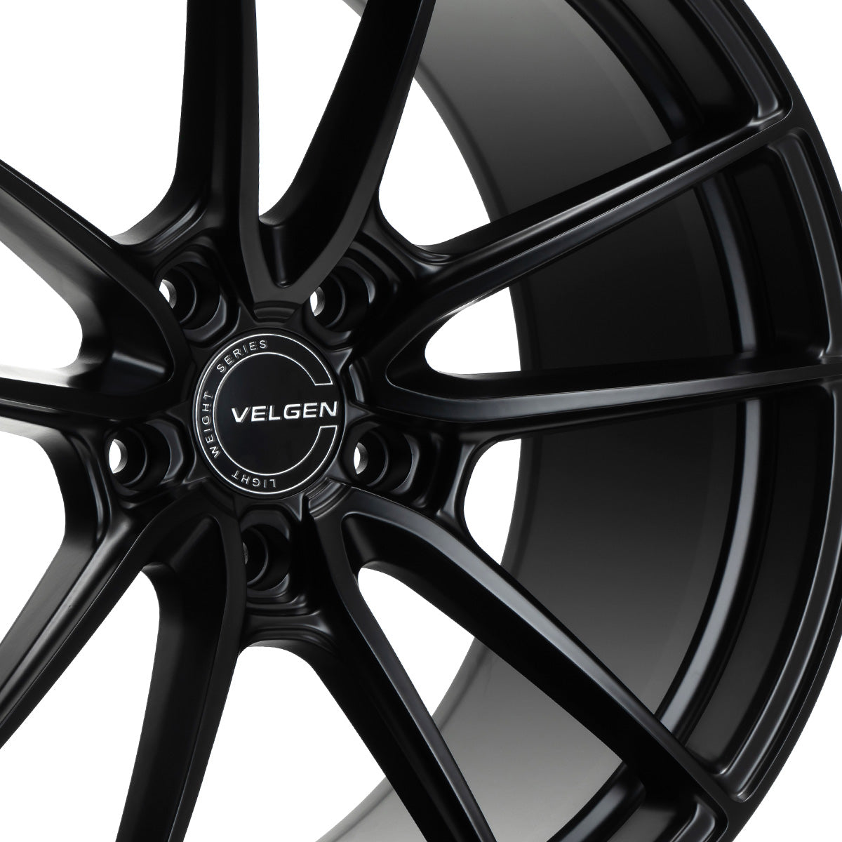 2005+ Ford Mustang Velgen VF5 Wheel Set (Set of 4) - Satin Black - 20x9.5/20x10.5