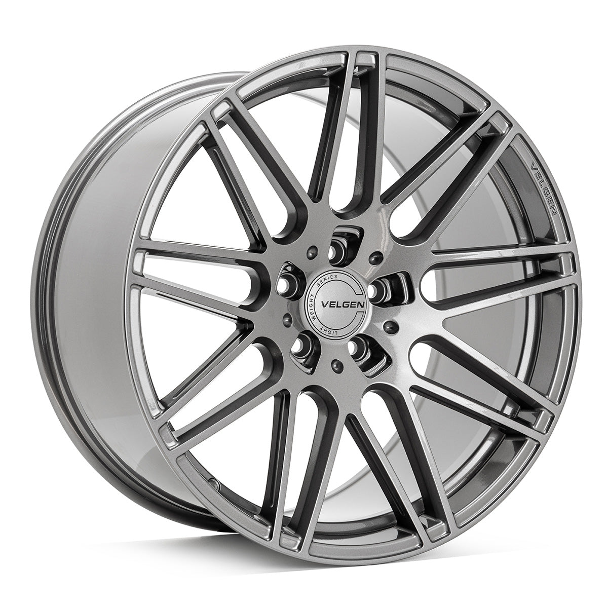 2005+ Ford Mustang Velgen VF9 Wheel Set (Set of 4) - Gloss Gunmetal - 20x9.5/20x10.5