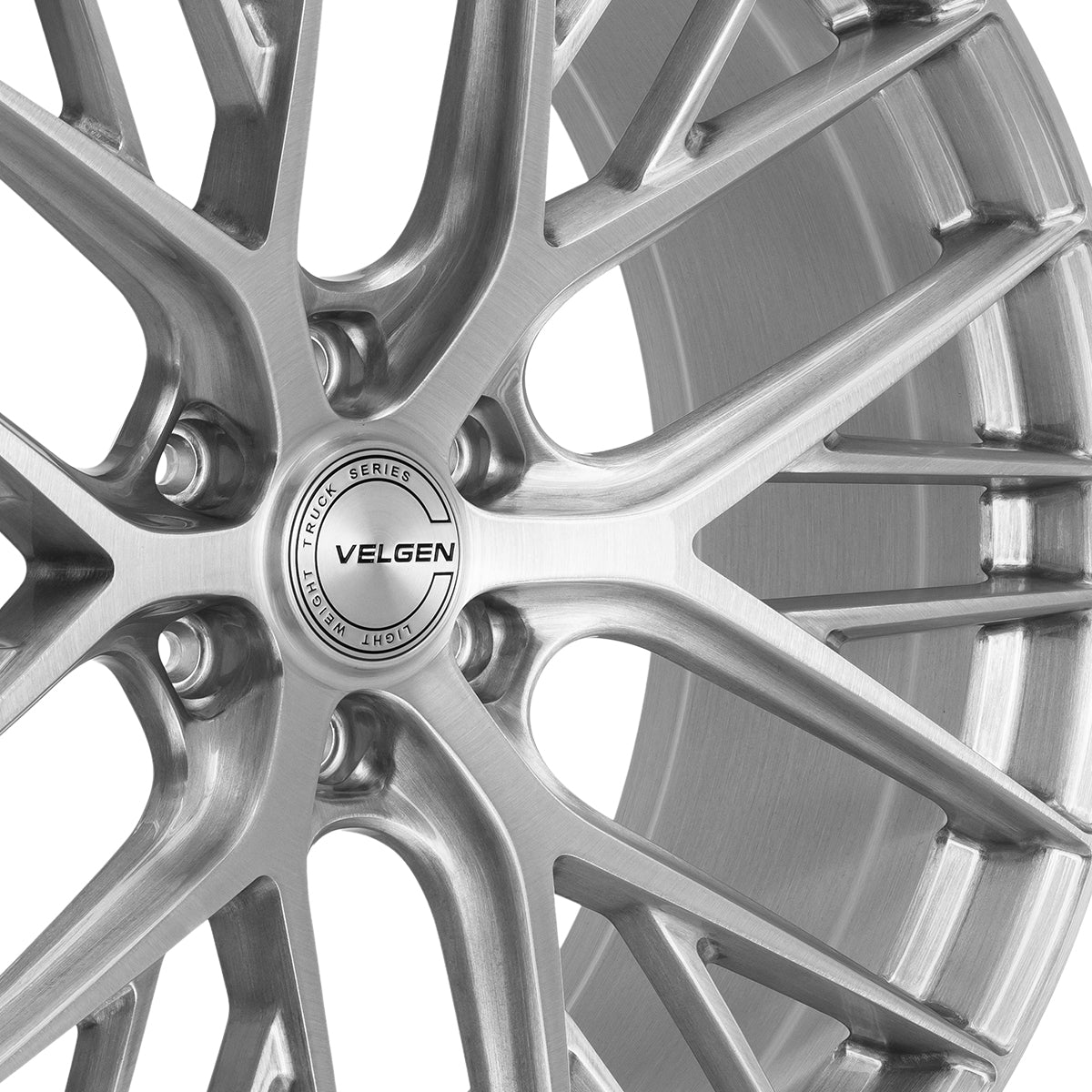 2015-2020 Ford F-150 Velgen VFF-12 Wheel Set (Set of 4) - Brushed Clear - 24x10