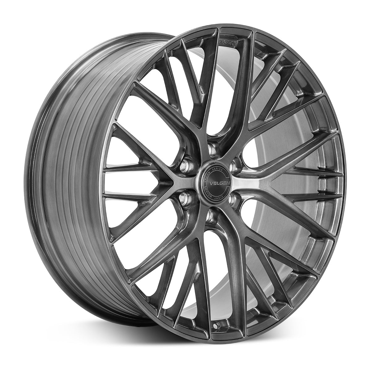 2021+ Ford F-150 Velgen VFF-12 Wheel Set (Set of 4) - Brushed Titanium - 24x10