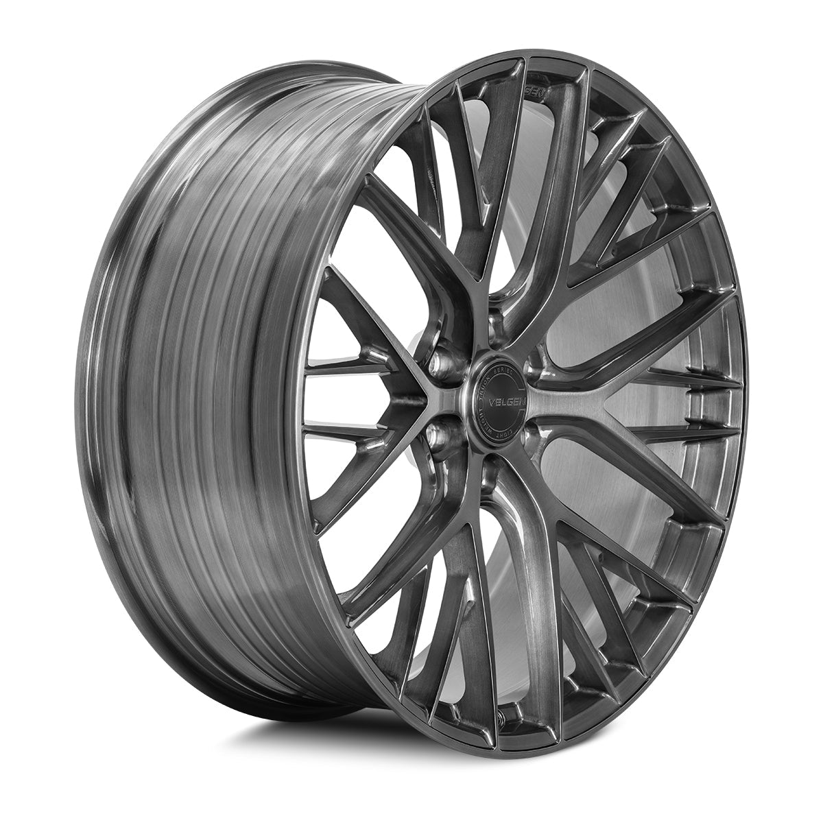 2021+ Ford F-150 Velgen VFF-12 Wheel Set (Set of 4) - Brushed Titanium - 24x10