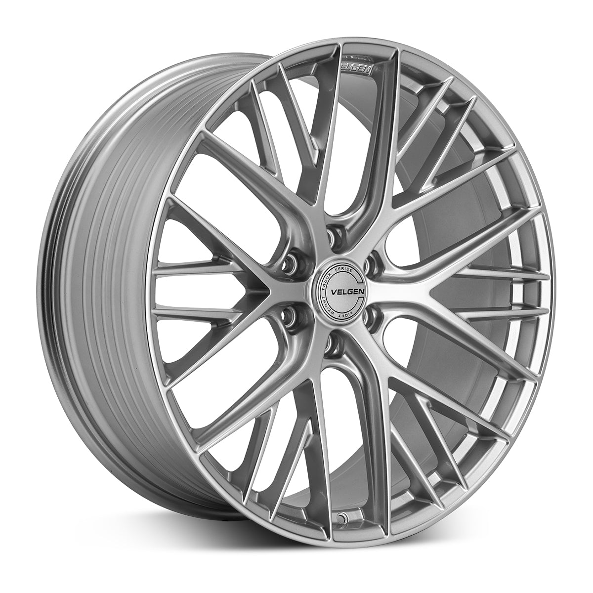 2021+ Ford F-150 Velgen VFF-12 Wheel Set (Set of 4) - Gloss Silver - 22x10