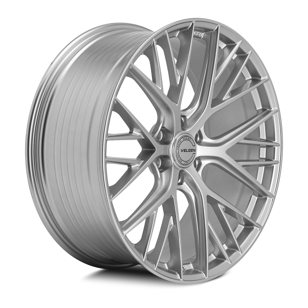 2021+ Ford F-150 Velgen VFF-12 Wheel Set (Set of 4) - Gloss Silver - 22x10