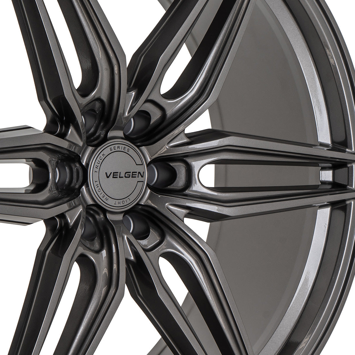 2021+ Ford F-150 Velgen VFF-6 Wheel Set (Set of 4) - Gloss Gunmetal - 24x10