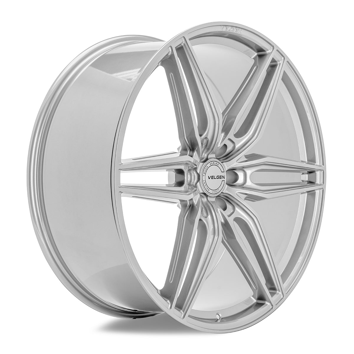 2021+ Ford F-150 Velgen VFF-6 Wheel Set (Set of 4) - Gloss Silver - 24x10