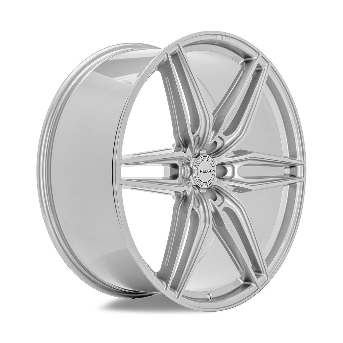 Juego de ruedas Velgen Vff-6 para Ford F-150 2021+ - 24x10, plata brillante