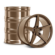 2005+ Ford Mustang Velgen Classic5 V2 Wheel Set (Set of 4) - Gloss Bronze - 20x9.5/20x10.5