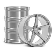 2015-2024 Ford Mustang Velgen Classic5 V2 Wheel Set (Set of 4) - Gloss Silver - 20x10/20x11