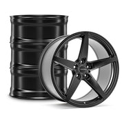 2016-2020 Ford Mustang GT350/R Velgen Classic5 V2 Wheel Set (Set of 4) - Satin Black - 20x11/20x11.5