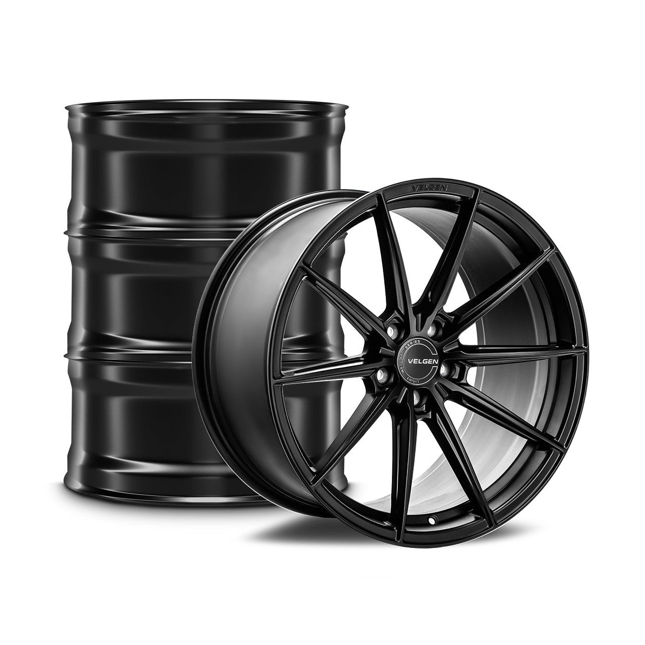 2015-2024 Ford Mustang Velgen VF10 Wheel Set (Set of 4) - Satin Black - 20x10/20x11