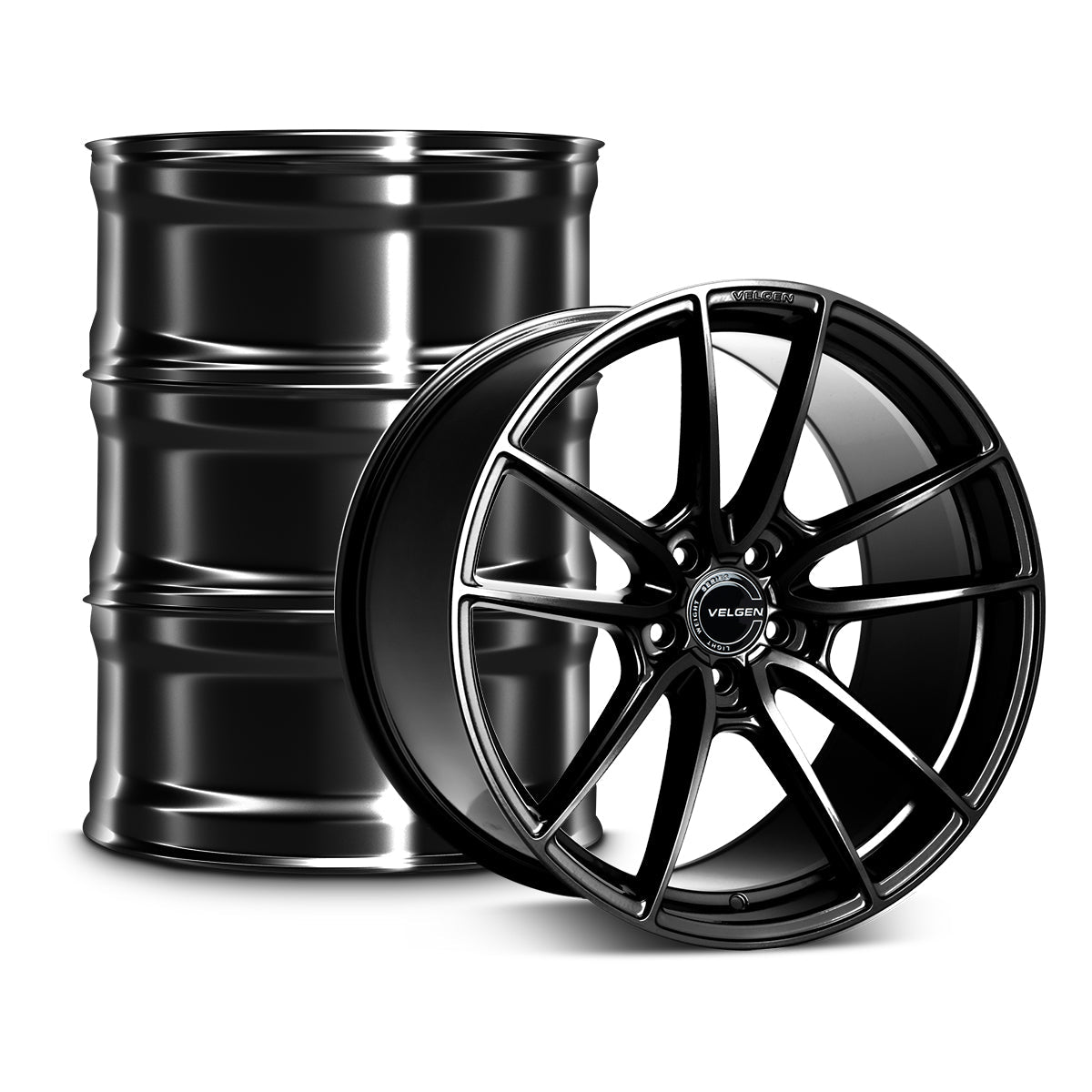 2015-2024 Ford Mustang Velgen VF5 Wheel Set (Set of 4) - Gloss Black - 20x10/20x11