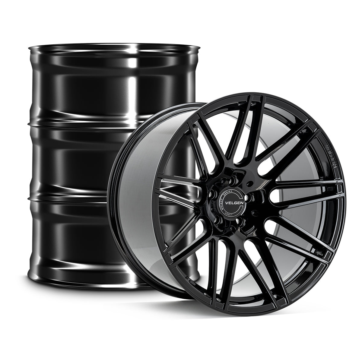 2015-2024 Ford Mustang Velgen VF9 Wheel Set (Set of 4) - Gloss Black - 20x10/20x11