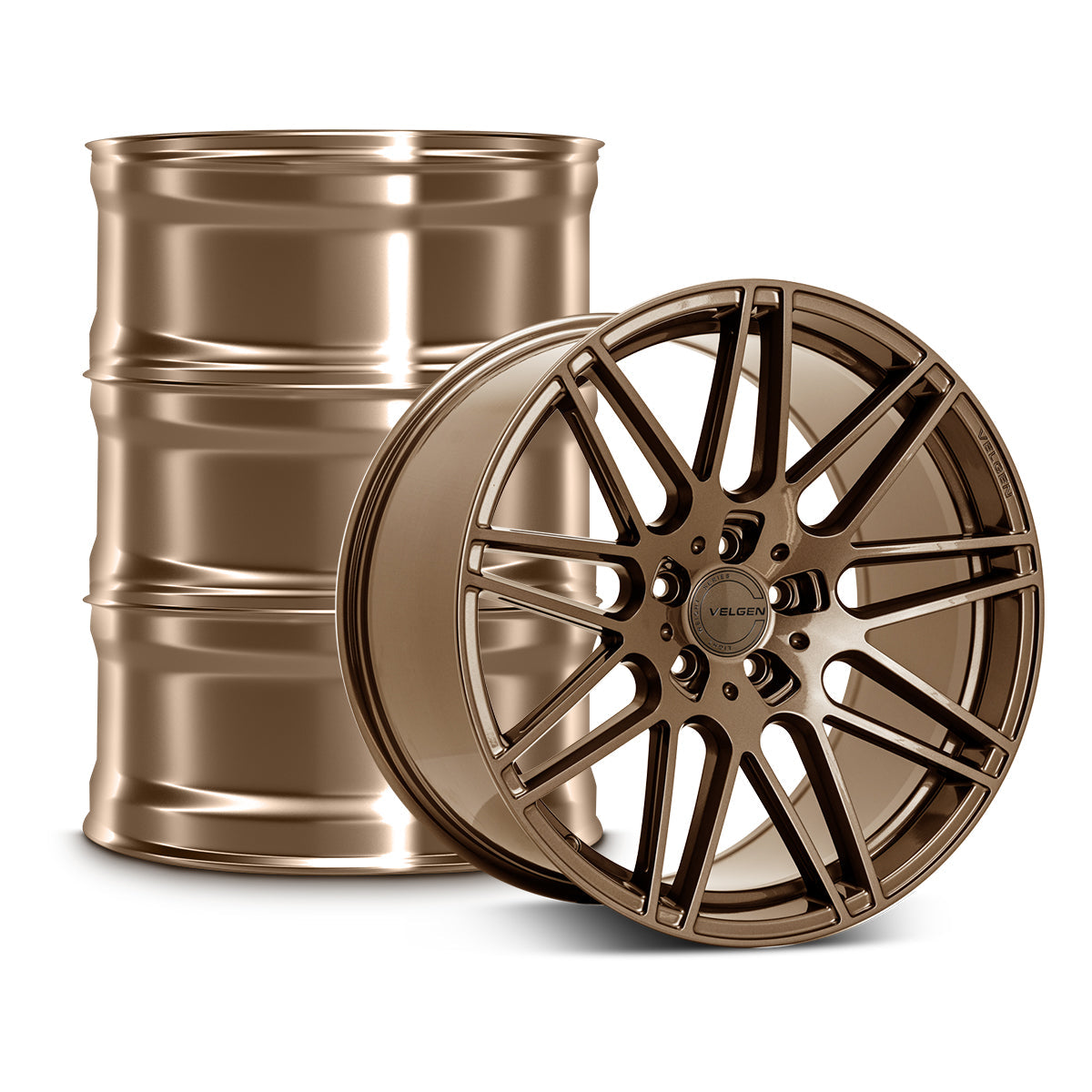 2015-2024 Ford Mustang Velgen VF9 Wheel Set (Set of 4) - Gloss Bronze - 20x10/20x11