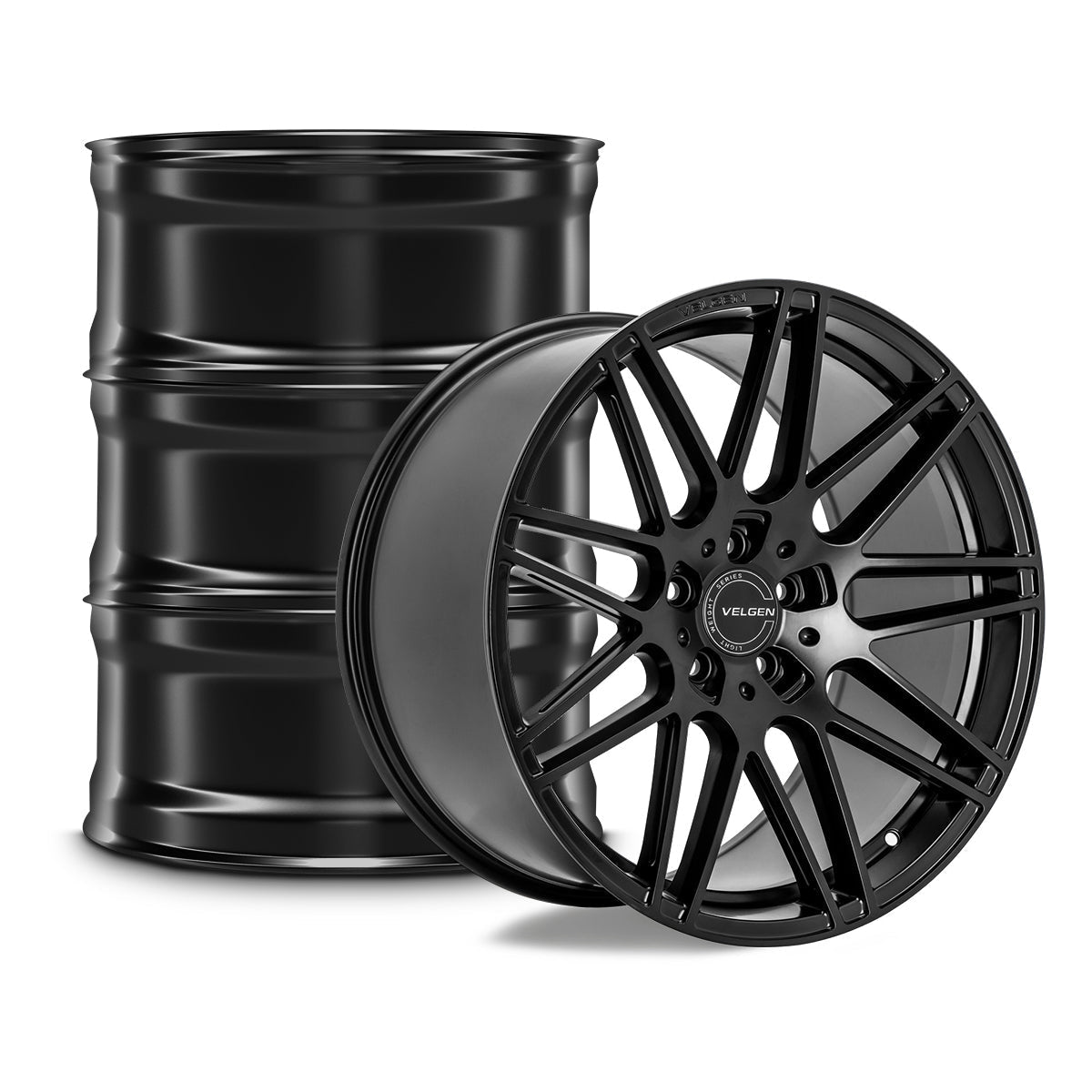 2015-2024 Ford Mustang Velgen VF9 Wheel Set (Set of 4) - Satin Black - 20x10/20x11