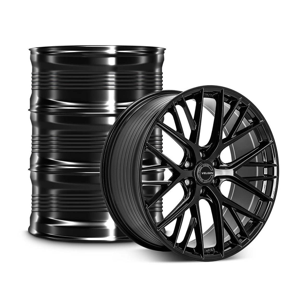 2015-2020 Ford F-150 Velgen VFF-12 Wheel Set (Set of 4) - Gloss Black - 24x10