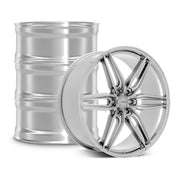 2021+ Ford F-150 Velgen VFF-6 Wheel Set (Set of 4) - Gloss Silver - 24x10