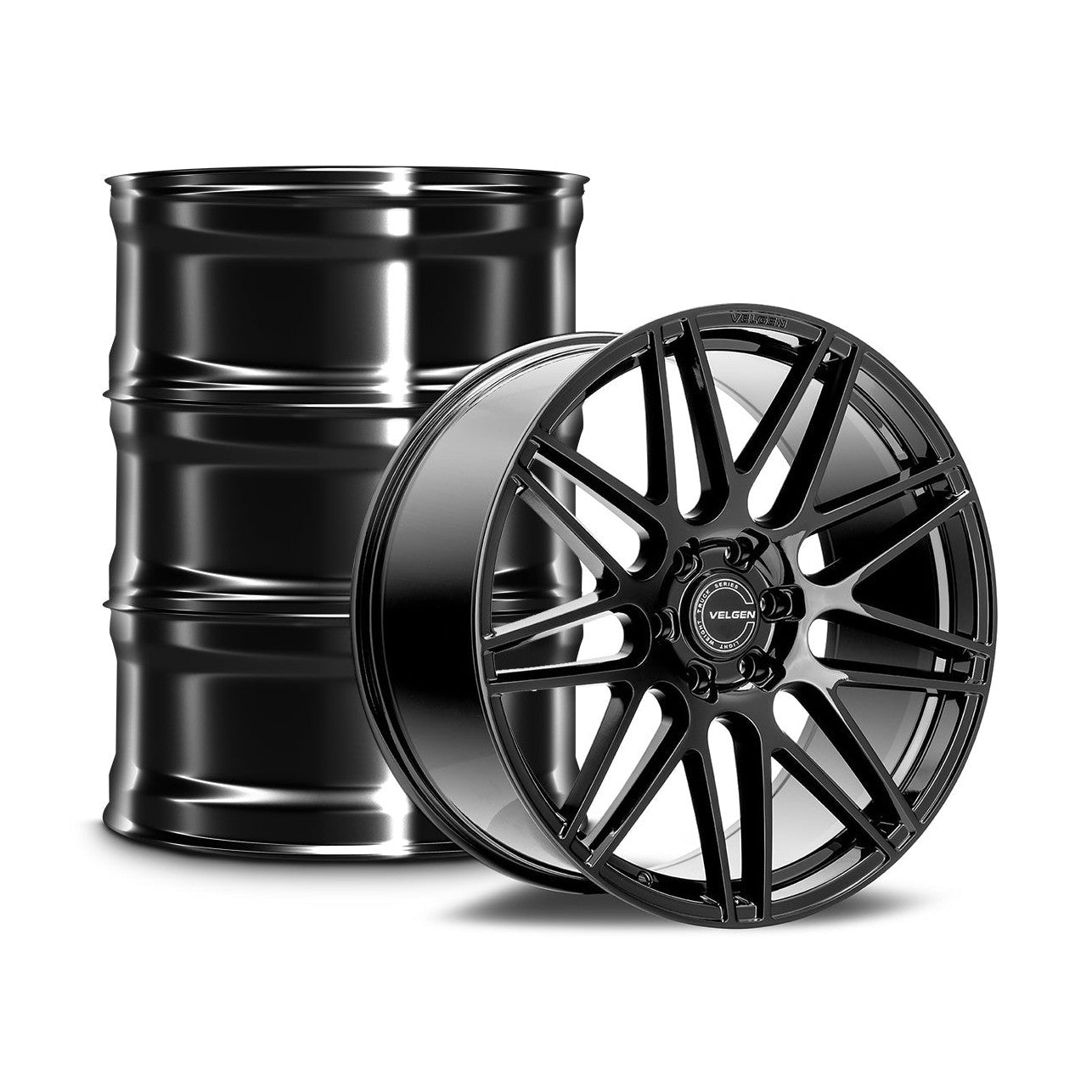 2021+ Ford F-150 Velgen VFF-9 Wheel Set (Set of 4) - Gloss Black - 24x10