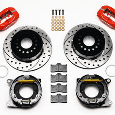 Wilwood Forged Dynalite P/S P-B Kit Drilled-Red 2005-2014 Mustang