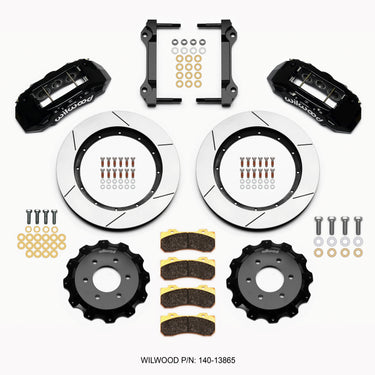 Wilwood TX6R Front Kit 15.50in Black 2010-Up Ford F150 (6 lug)