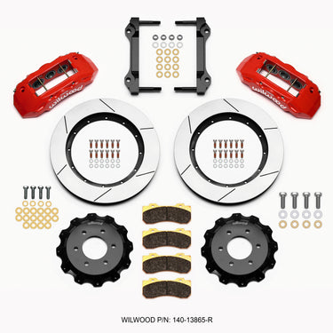 Wilwood TX6R Front Kit 15.50in Red 2010-Up Ford F150 (6 lug)