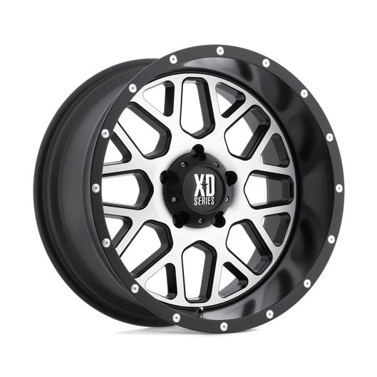 XD XD820 GRENADE 20x9 Satin Black W/ Machined Face 6x135 18mm
