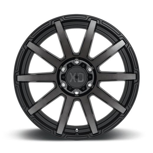 XD XD847 OUTBREAK 20x9 Satin Black W/ Gray Tint 6x135 30mm