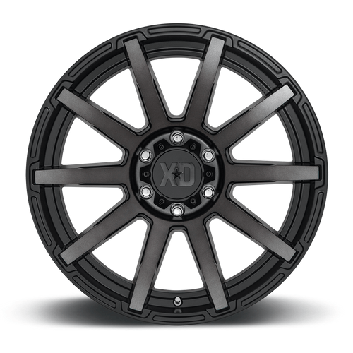 XD XD847 OUTBREAK 20x9 Satin Black W/ Gray Tint 6x135 18mm