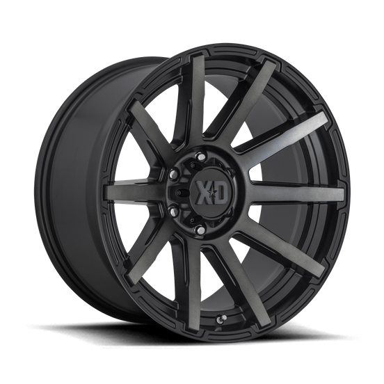 XD XD847 OUTBREAK 20x9 Satin Black W/ Gray Tint 6x135 30mm