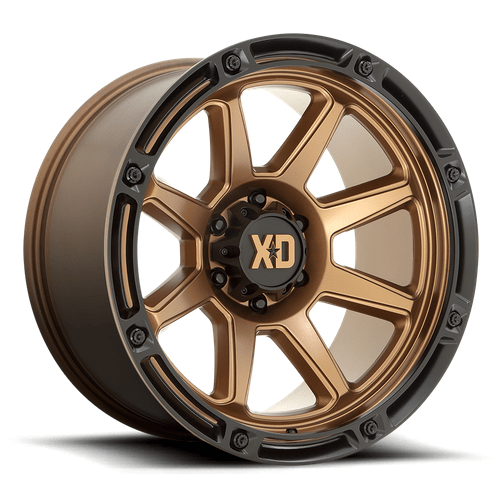 XD XD863 20x9 Matte Bronze W/ Black Lip 6x135 18mm