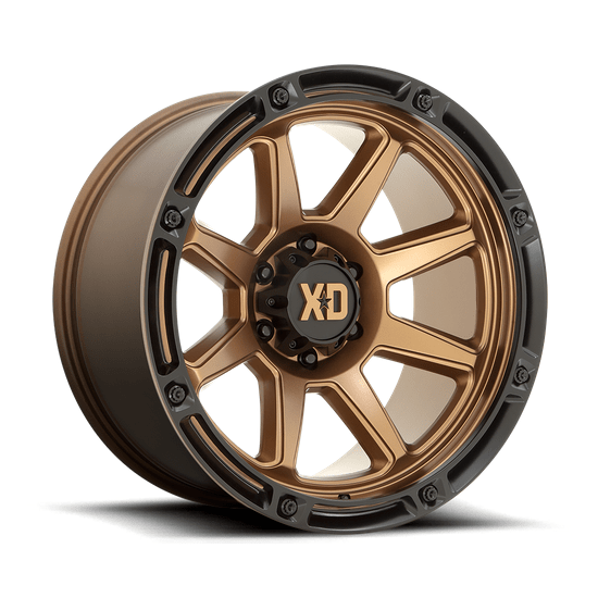 XD XD863 20x9 Matte Bronze W/ Black Lip 6x135 18mm