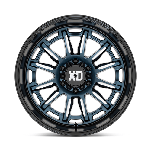 XD XD865 PHOENIX 20x9 Metallic Blue Milled W/ Blk Lp 6x135 18mm