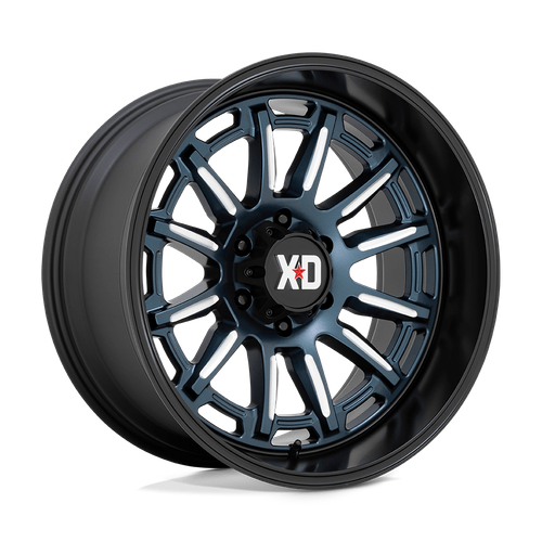 XD XD865 PHOENIX 20x9 Metallic Blue Milled W/ Blk Lp 6x135 18mm