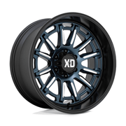 XD XD865 PHOENIX 20x9 Metallic Blue Milled W/ Blk Lp 6x135 18mm
