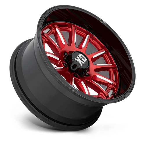 XD XD865 PHOENIX 20x9 Candy Red Milled W/ Black Lip 6x135 18mm