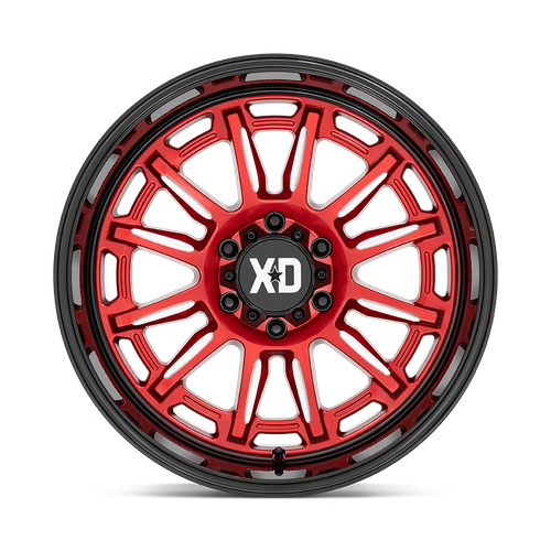 XD XD865 PHOENIX 20x9 Candy Red Milled W/ Black Lip 6x135 18mm