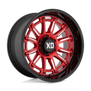 XD XD865 PHOENIX 20x9 Candy Red Milled W/ Black Lip 6x135 18mm