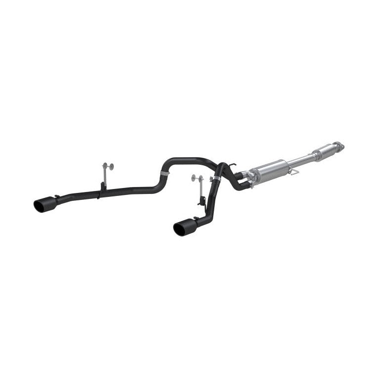 MBRP MBRP 2021+ F-150 2.7L/ 3.5L Ecoboost, 5.0L 3in Cat Back 2.5in Dual Split Rear - Black Coated