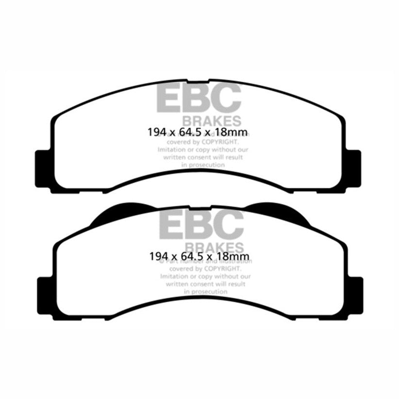 EBC EBC 15+ Ford Expedition 3.5 Twin Turbo 2WD Yellowstuff Front Brake Pads