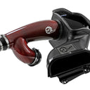 aFe 17-24 Ford F-150 Track Series Red Kevlar Carbon Fiber C/A Intake System w/Black Pro 5R Filter