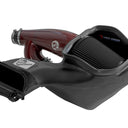 aFe 17-24 Ford F-150 Track Series Red Kevlar Carbon Fiber C/A Intake System w/Black Pro 5R Filter