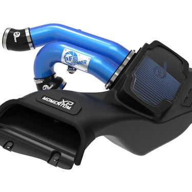 aFe 21-22 Ford F-150 Raptor V6-3.5L(tt) Momentum XP Cold Air Intake System - Blue w/ Pro 5R Filter
